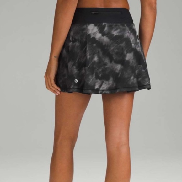 Lululemon Pace Rival Mid-Rise Long Skirt Motion Vista Black Multi Size 8 - Picture 1 of 10